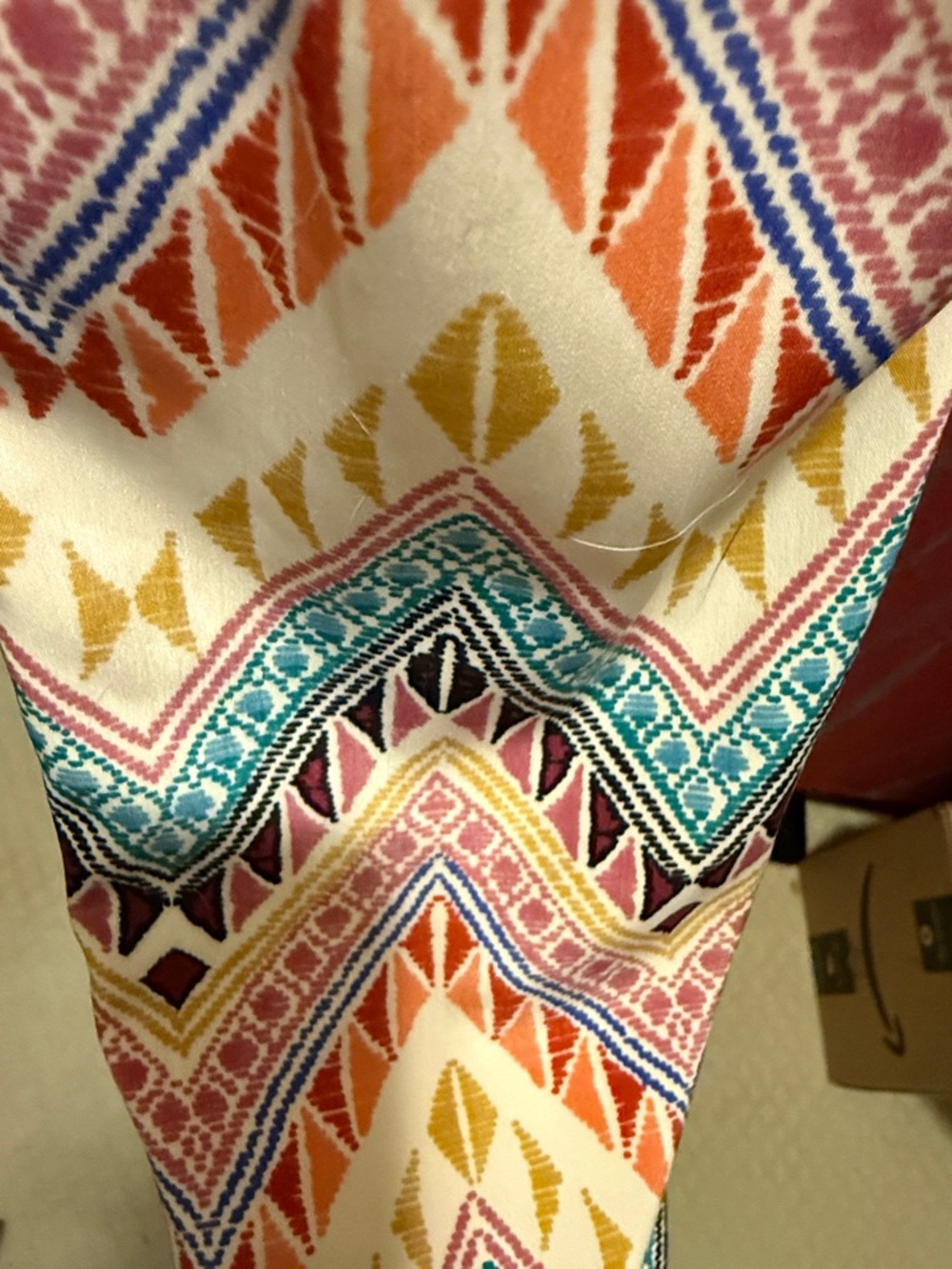 Alya Multicolor Chevron Ruffle Sundress - Picture 4 of 7